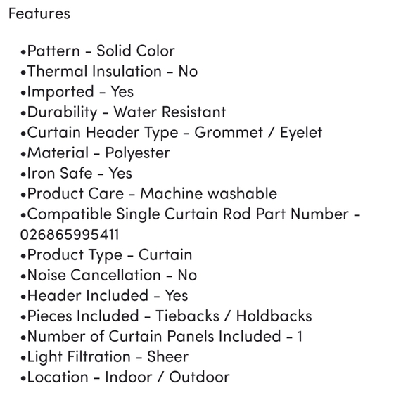 Wide Curtain 114” x 99.5" - Picture 13 of 16